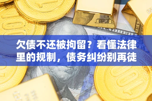 北京欠债不还被拘留？看懂法律里的规制，债务纠纷别再徒劳奔波