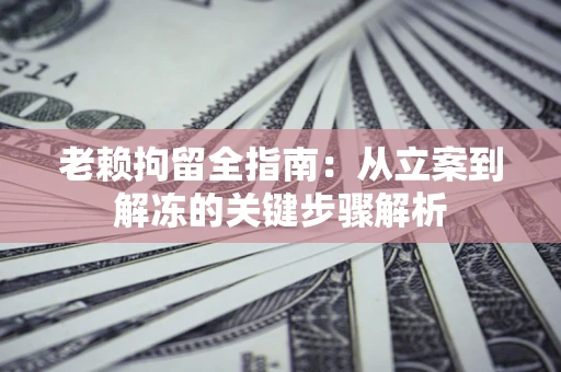 北京老赖拘留全指南：从立案到解冻的关键步骤解析